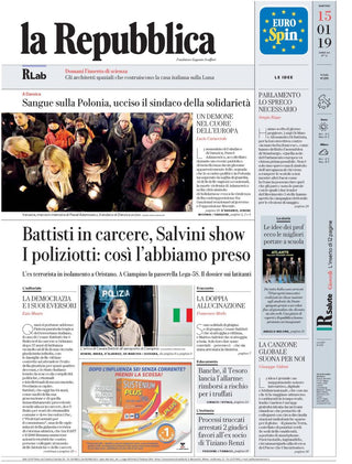 LA REPUBBLICA - 03/5/2022