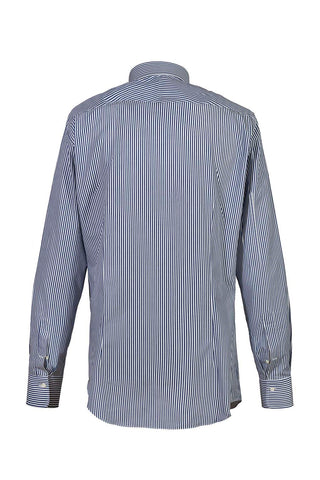 Regular con pinces - 100% COTONE - Riga Blu