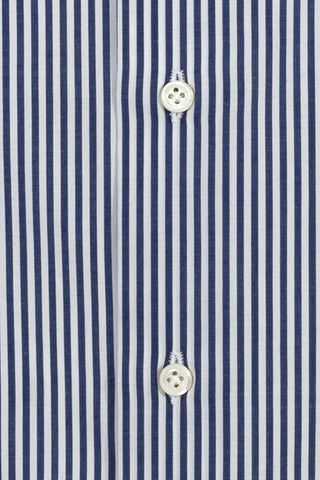 Regular con pinces - 100% COTONE - Riga Blu