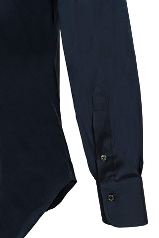 Regular con pinces - Stretch 100/2 x 115/1 - Blu Scuro