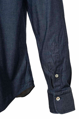 Regular con pinces - Denim Stretch Scuro 40/1 x 40sp